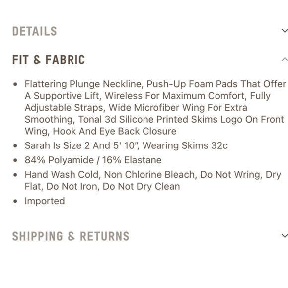 NWOT Skims Lightly Lined Fits Everybody Tee Shirt Bra Royal Blue Size 34DDDD 34G - Picture 5 of 5